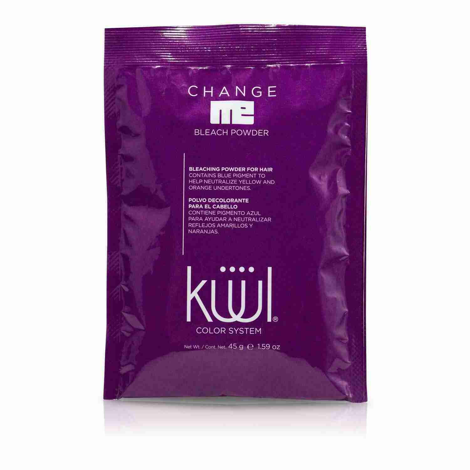 KUUL COLOR CHANGE ME Hair Color System Bleach Powder ~ 1.59 oz. Individual Pkt
