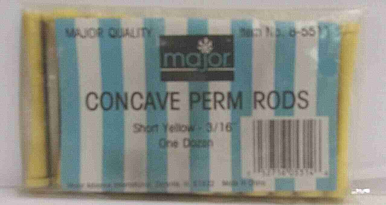 Advanced Con Rods MAJOR ADVANCE CONCAVE Perm Rods (Lot Of 4 Packs) Short Yellow 3/16 ...