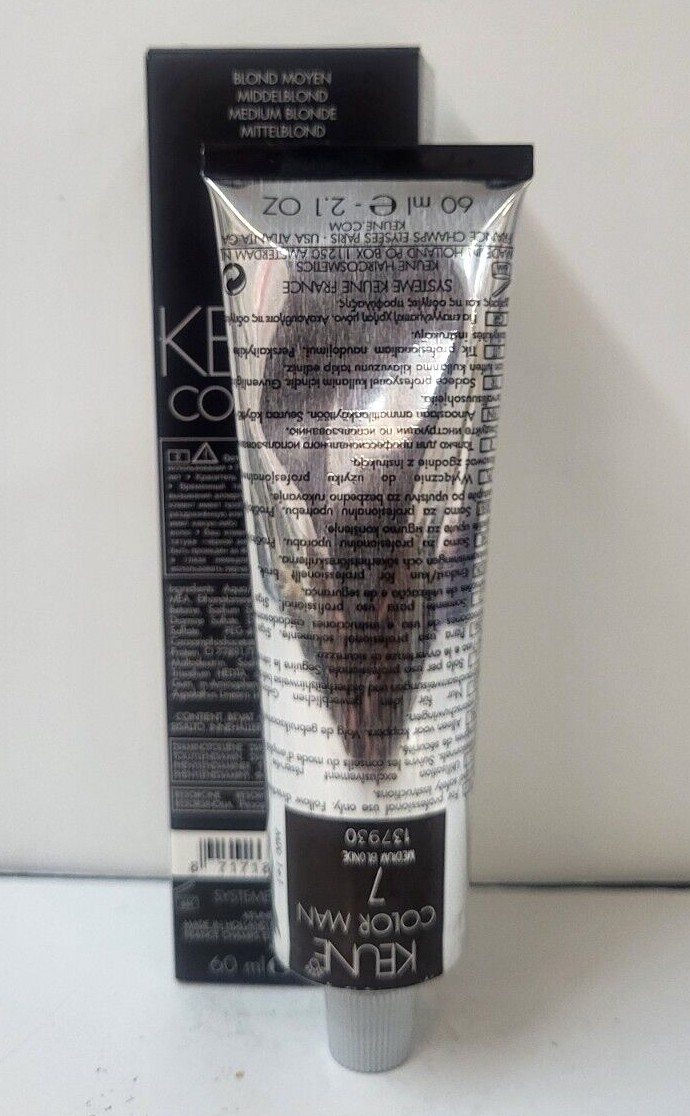 KEUNE COLOR MAN HAIR COLOR ~ 2.1 / 60mL Tube - Image 3