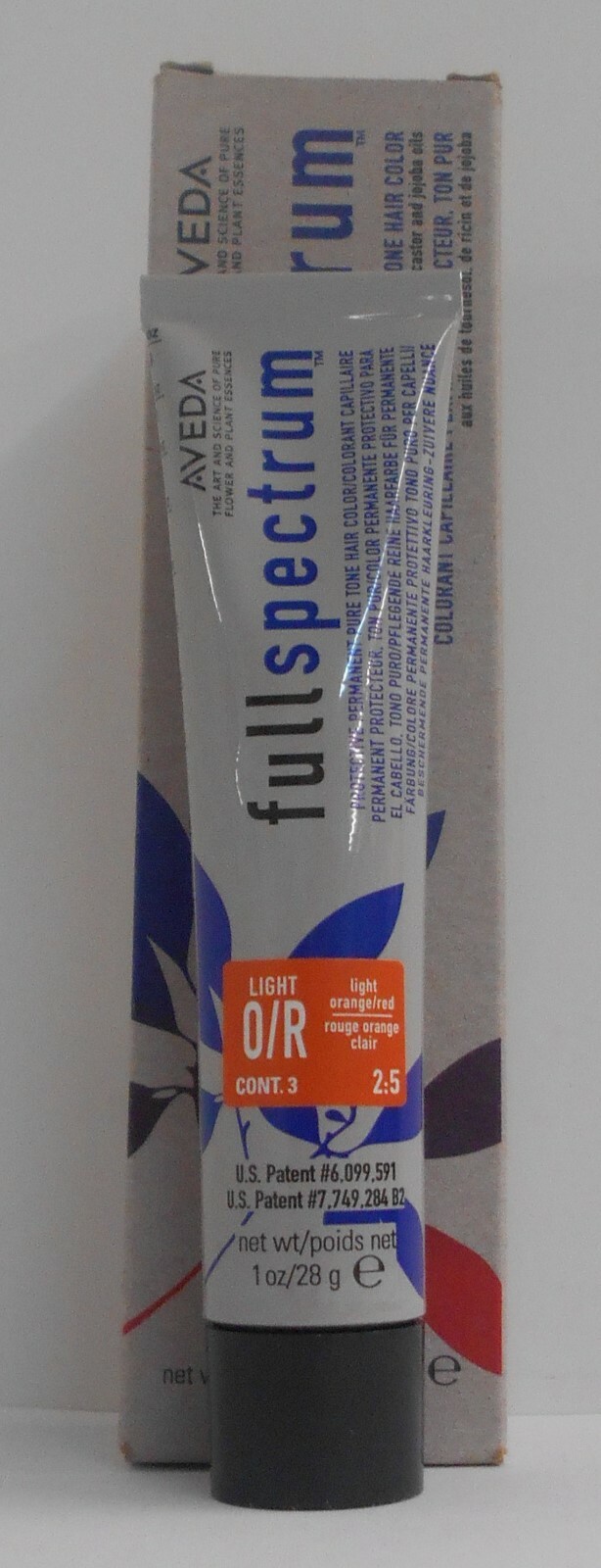 AVEDA Full Spectrum PURE TONES Permanent Hair Color (Lt. Grey Box) ~ 1 fl. oz.!!