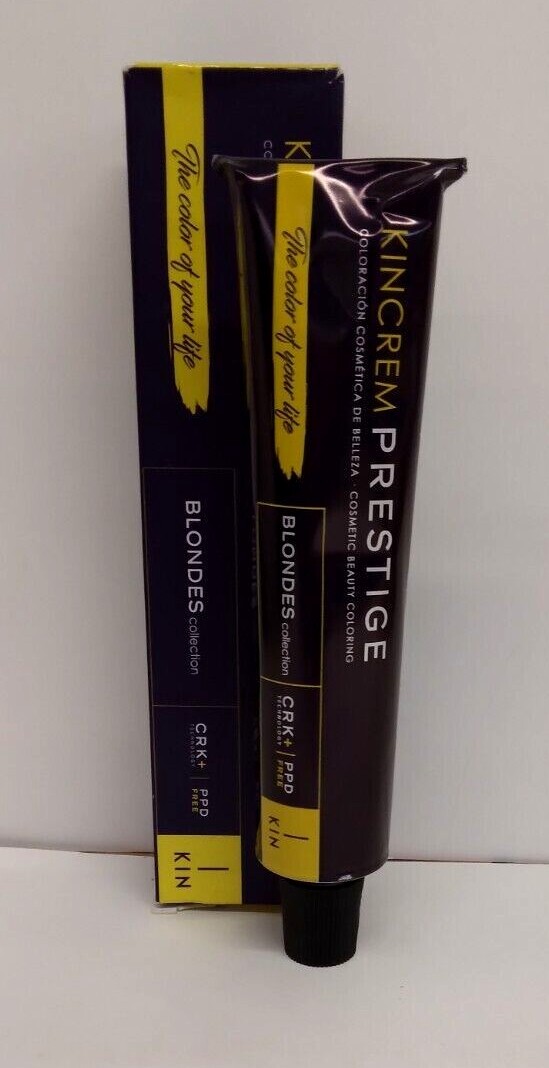 NEW KINCREM PRESTIGE Blonde Collection With CRK Technology and PPD Free 2.03 oz