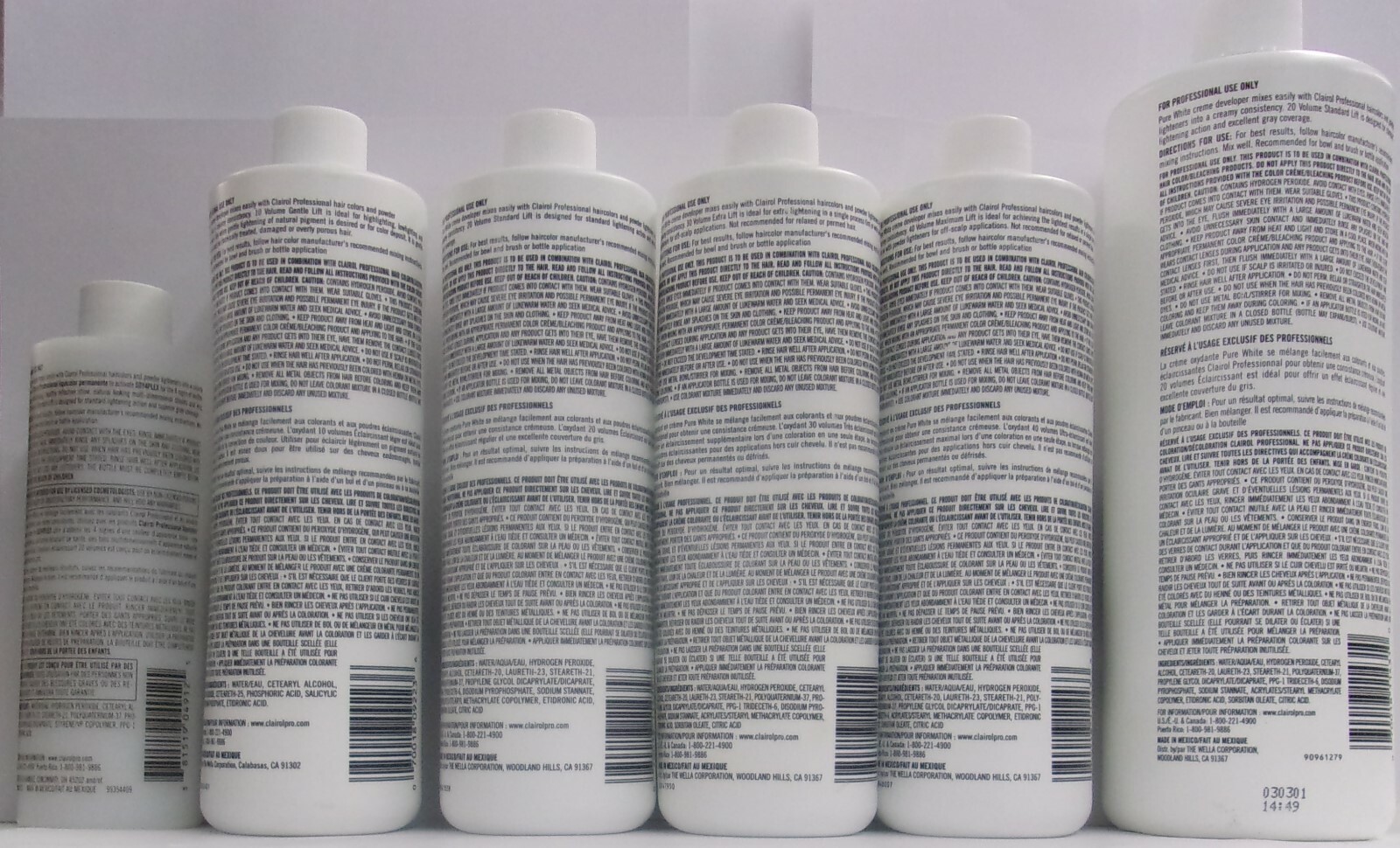 Clairol Professional PURE WHITE Demi & Permanent Color Creme Developer~Pick Size - Image 2