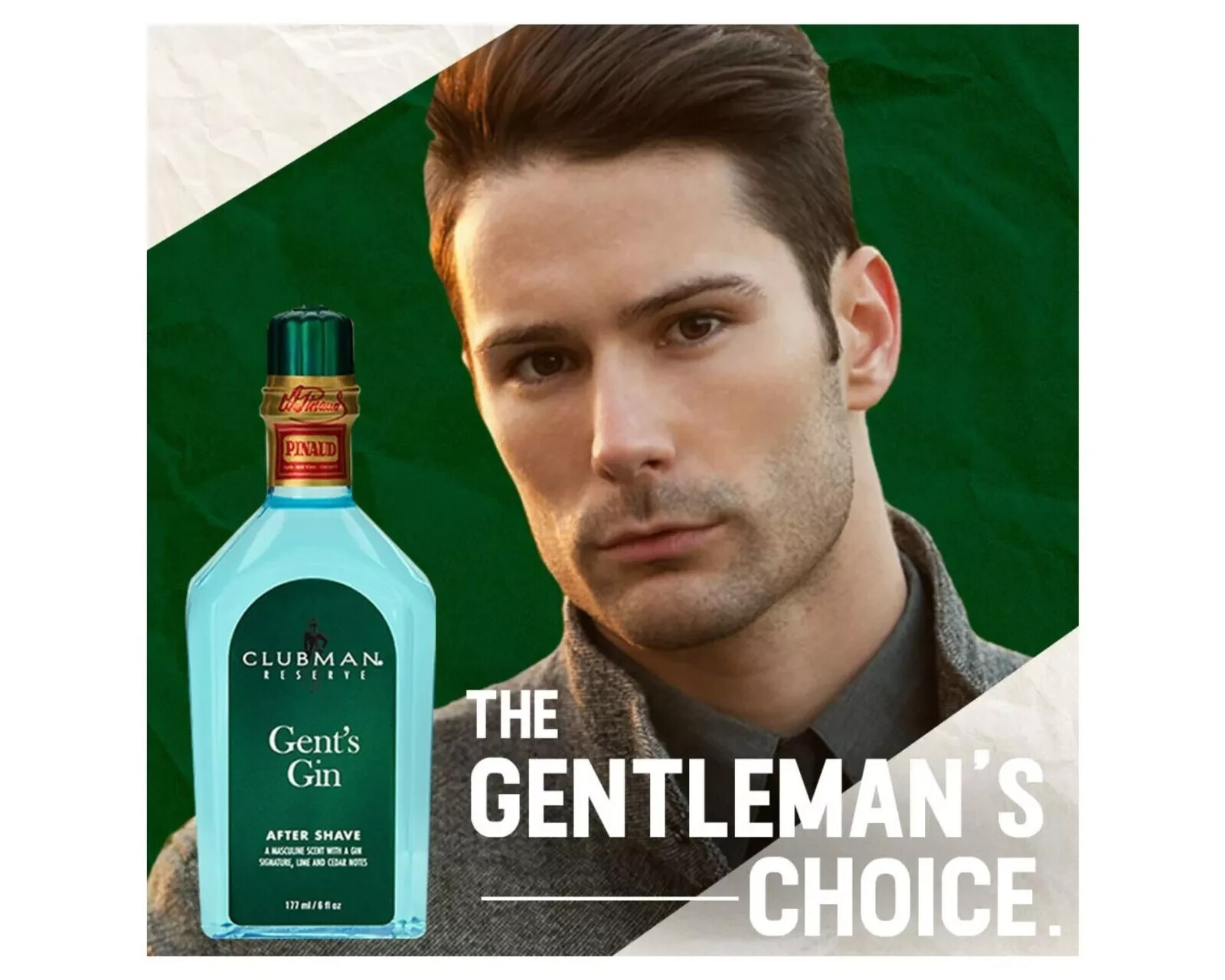 Clubman Pinaud Reserve Gent's Gin After Shave Lotion 6 fl oz - Image 3