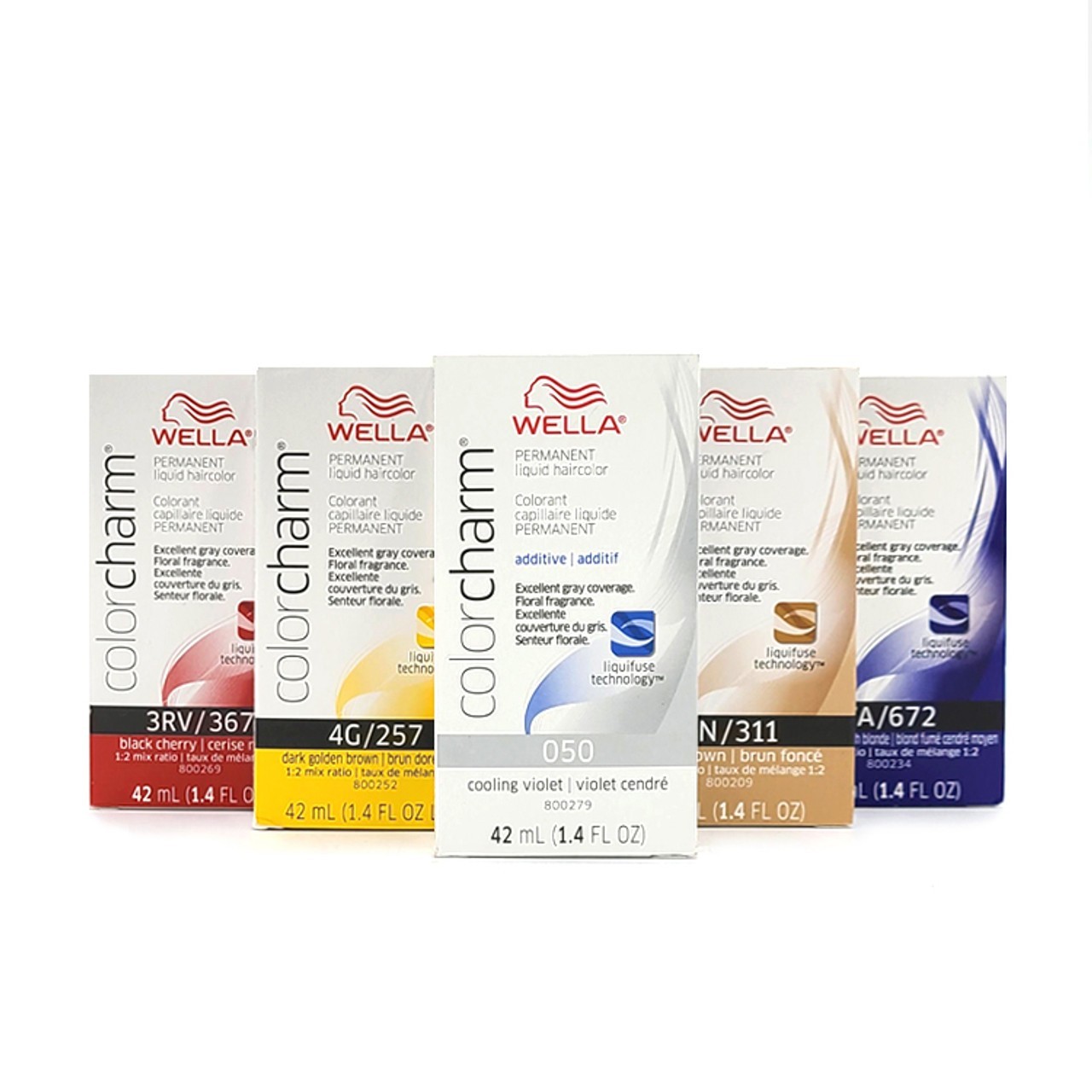 WELLA COLOR CHARM PERMANENT LIQUID HAIRCOLOR ~ 1.4 fl. oz. Bottle