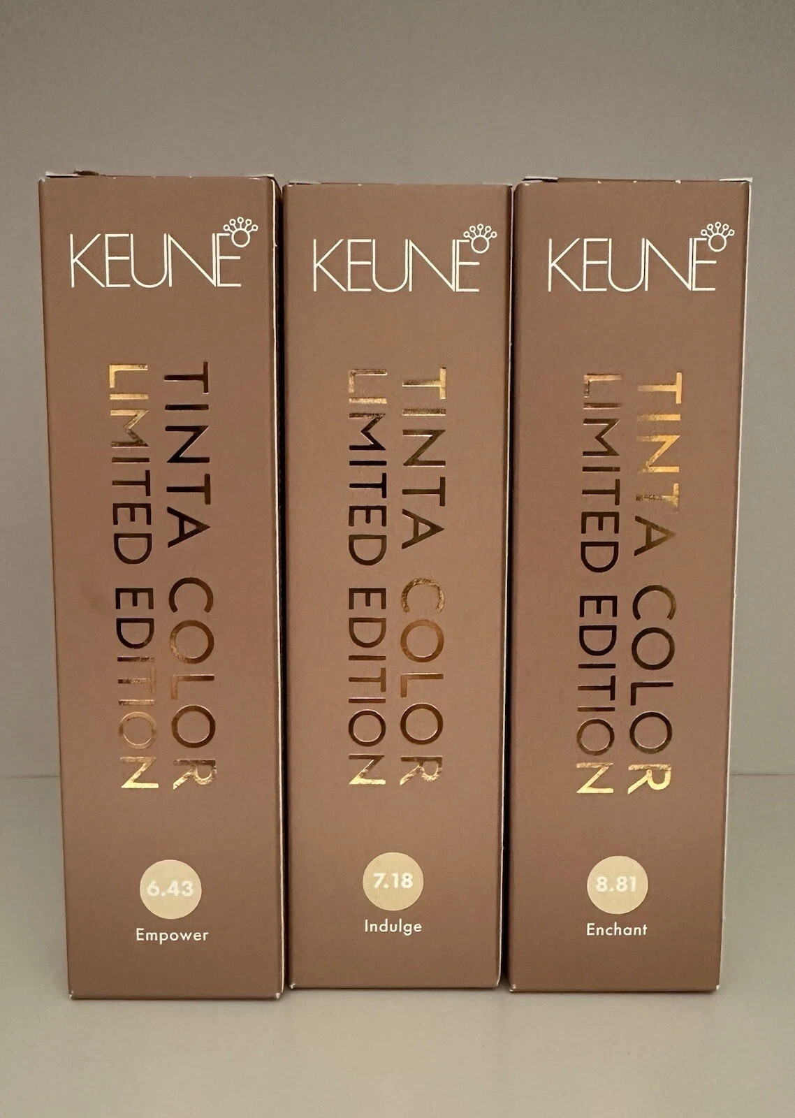 KEUNE TINTA COLOR LIMITED EDITION 2.1 fl. oz. (BROWN BOX) *NIB*