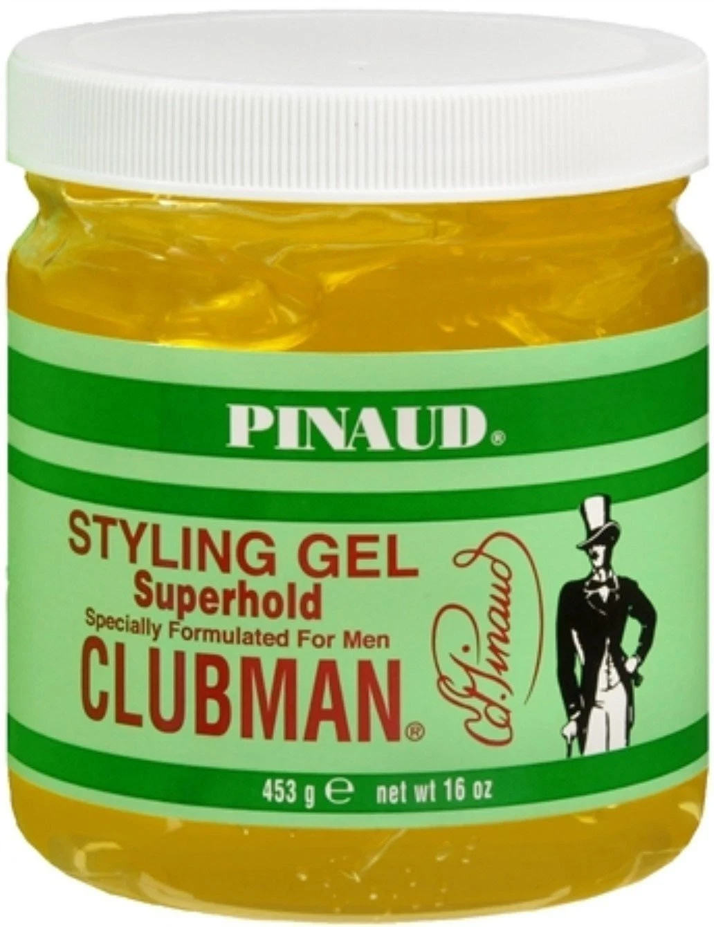 Clubman Pinaud Styling Hair Gel Super Hold Specially Formulated For Men 16 Ounce