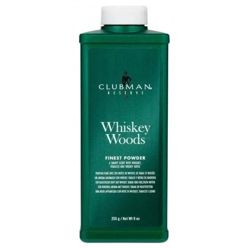 Clubman Pinaud Reserve Finest Powder Whiskey Woods 9oz/225g