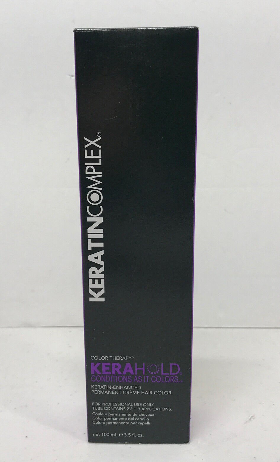 Color Therapy KERATIN COMPLEX KERAHOLD *(EXPIRED)* Permanent Hair Color 3.5 oz.