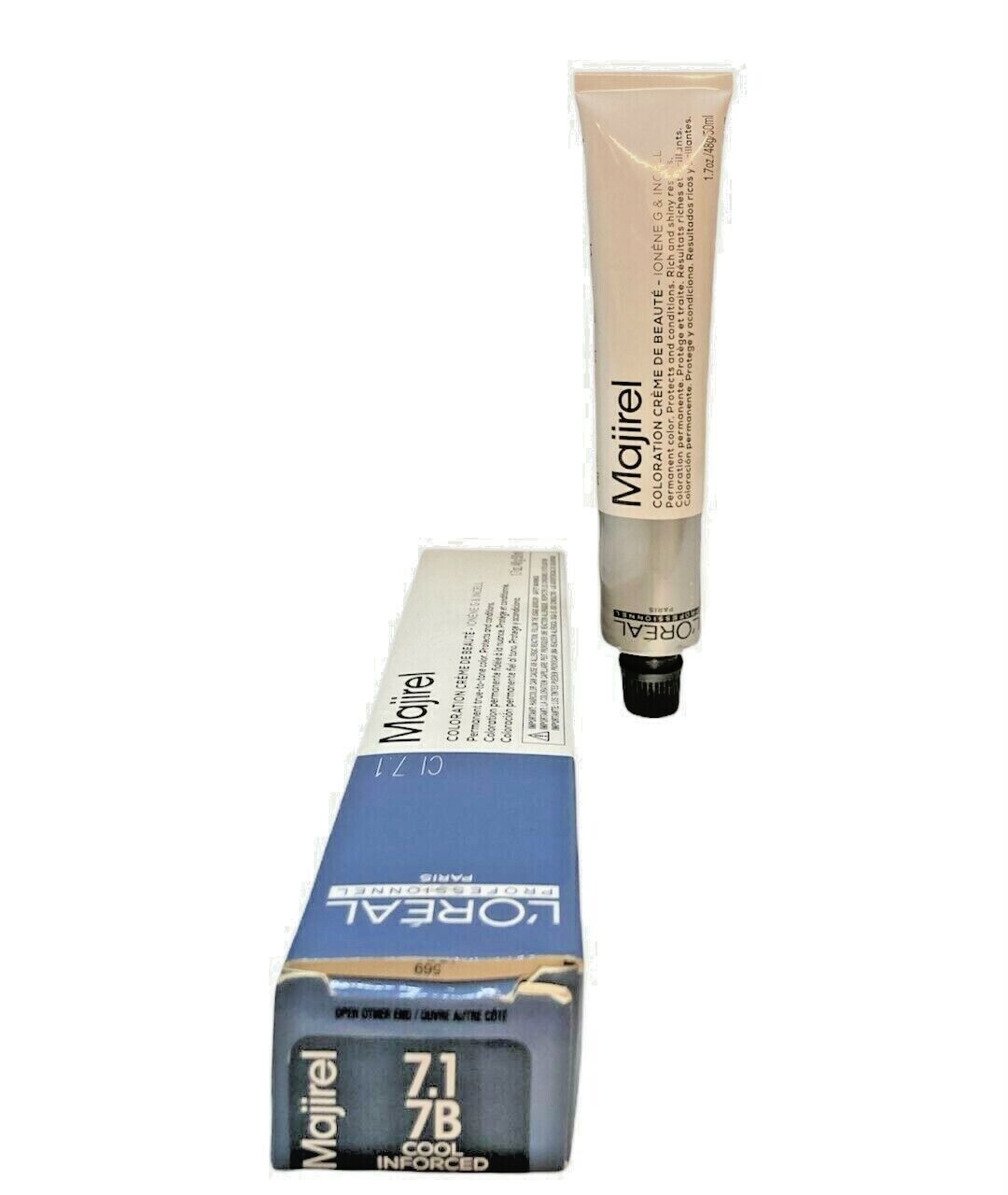 Loreal MAJIREL COOL INFORCED  Permanent True-to-Tone Hair Color ~ 1.7 fl. oz.