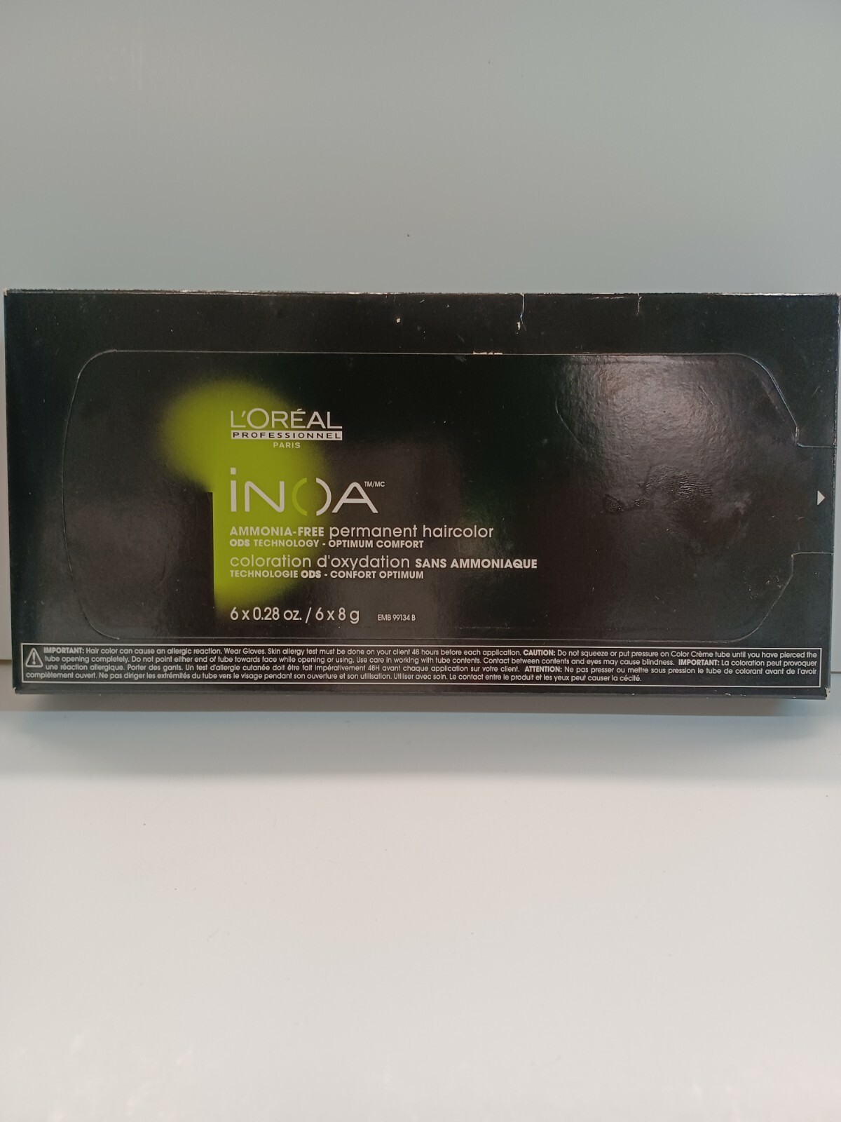 L'OREAL Professional INOA Ammonia-Free Permanent Hair Color (6 x 0.28 oz. Tubes)