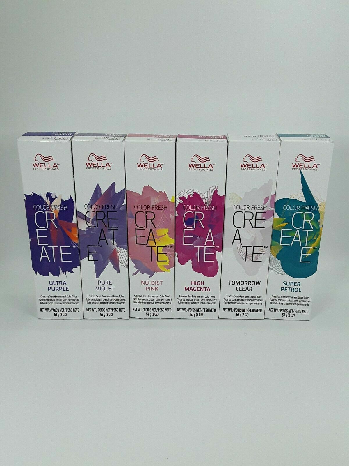 WELLA COLOR FRESH CREATE Demi-Permanent Hair Color Cream Tube~ 2 fl. oz. / 60 ml