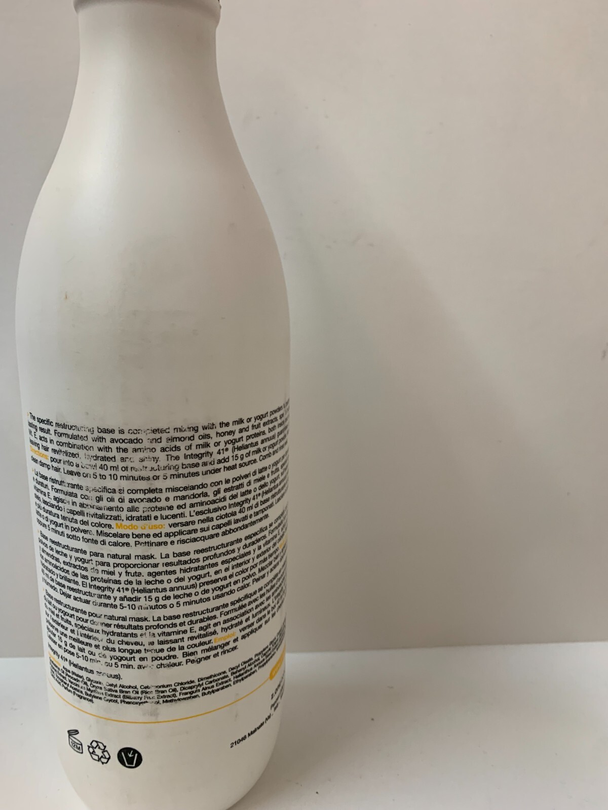 Milk Shake Natural Mask Base (Original Packaging) EXPIRED / NEW 33.8 Oz - Image 2