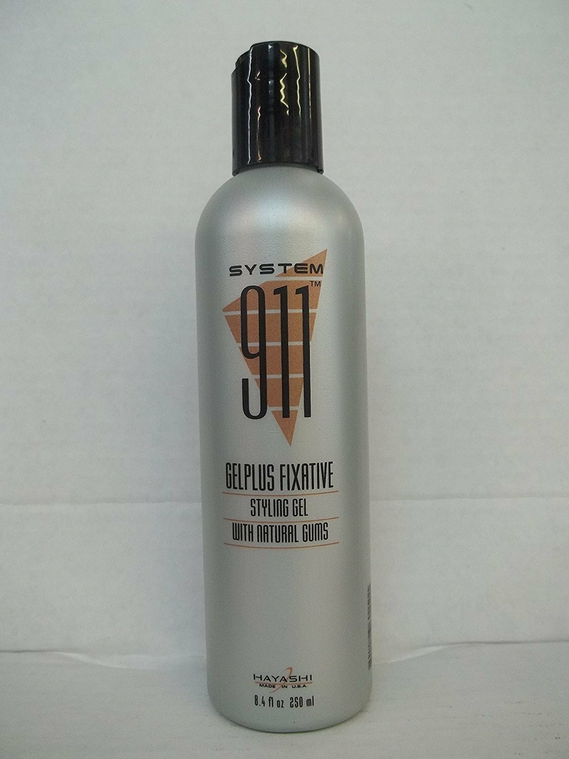 3 pk ~ HAYASHI System 911 GELPLUS FIXATIVE Styling Gel w Natural Gums ~ 8.4 oz.!