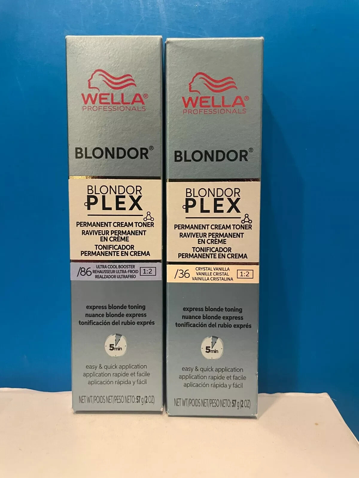 Wella Blondor Plex Permanent Cream Toner 2oz TUBE OF COLOR, New & Authentic