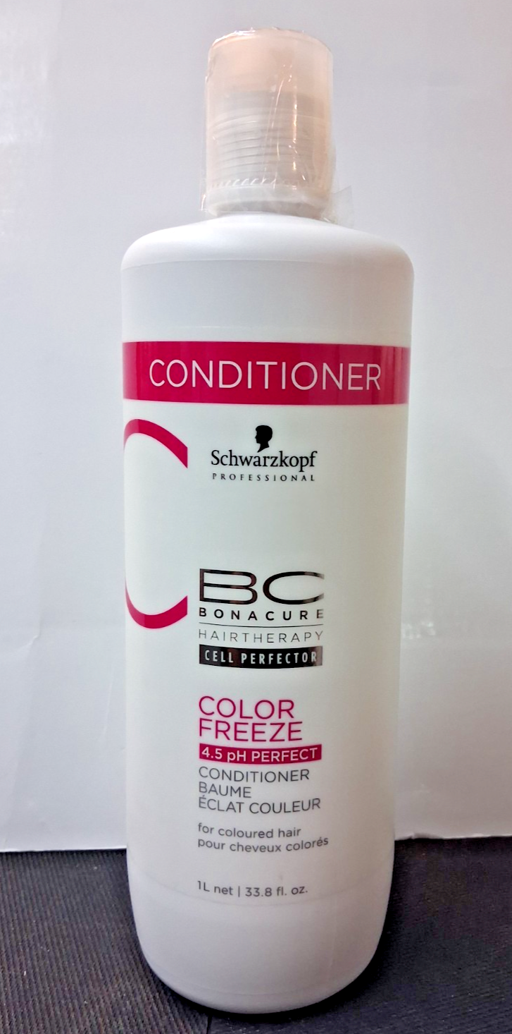 SCHWARZKOPF BC BONACURE HAIR THERAPY COLOR FREEZE 4.5 pH CONDITIONER 33.8 oz.