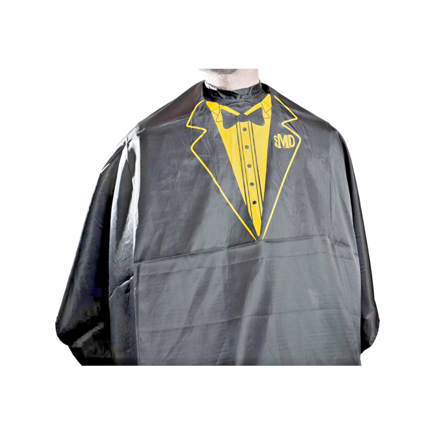 MD Tuxedo Cape for Barbers and Stylists (Black & Gold) NEW