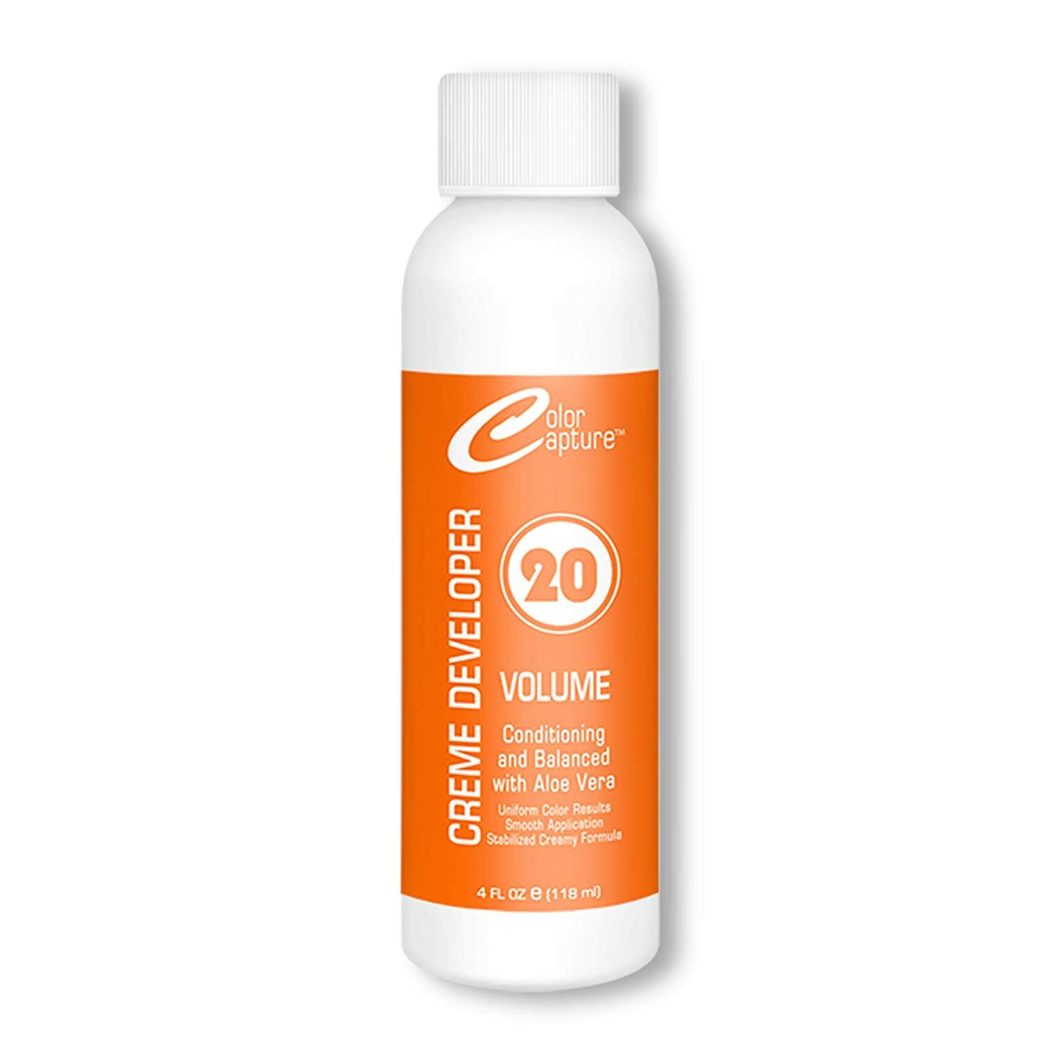 Color Capture 20 VOLUME Cream Developer With Aloe Vera ~ (4 oz. or  16 oz.)