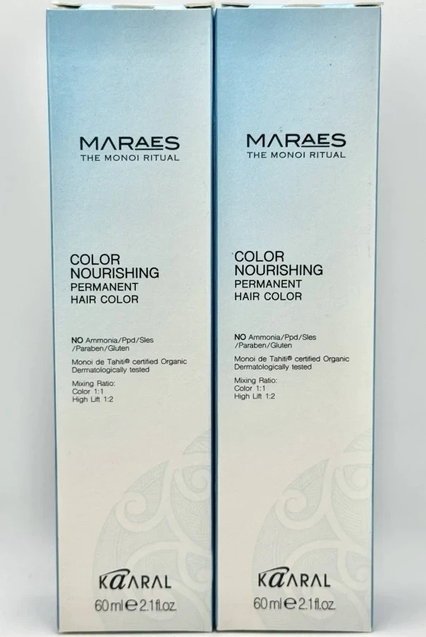 KAARAL MARAES THE MONOI RITUAL PERMANENT HAIR COLOR 3.5 fl. oz. ~ EXPIRED (NIB)