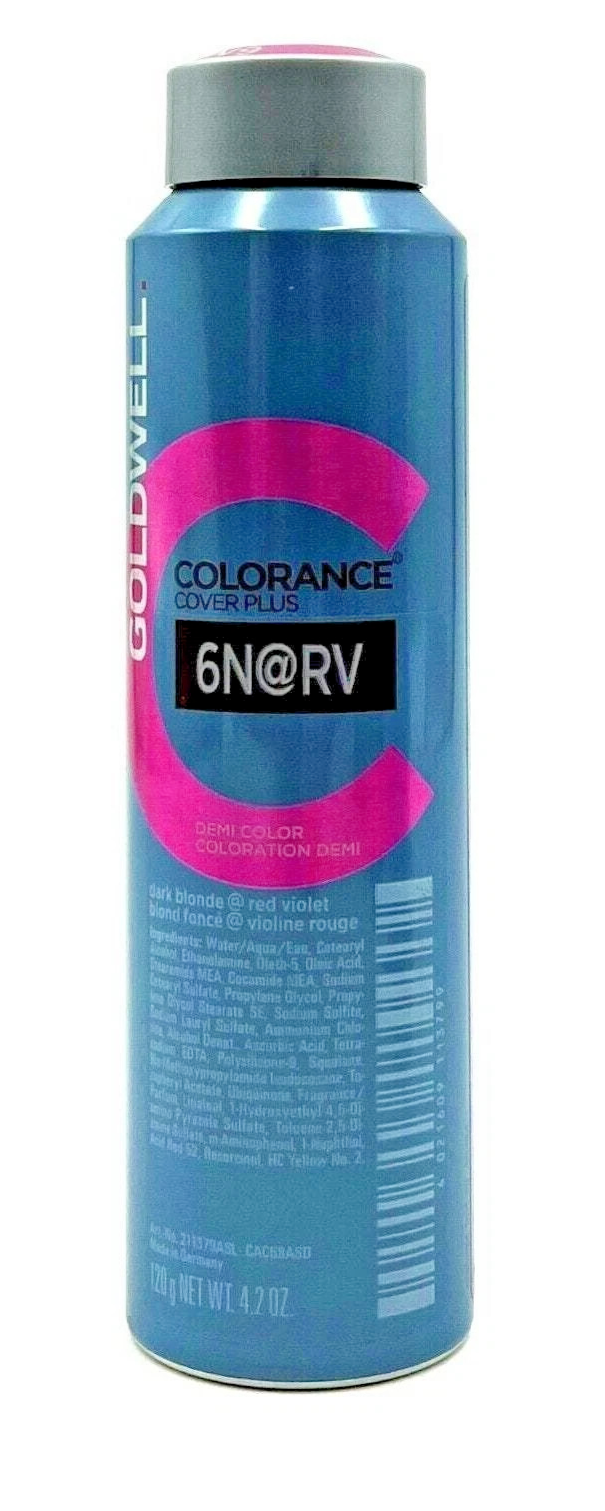 GOLDWELL COLORANCE COVER PLUS LEVELS 1 ~ 6 DEMI-PERMANENT 4.2 fl.oz.