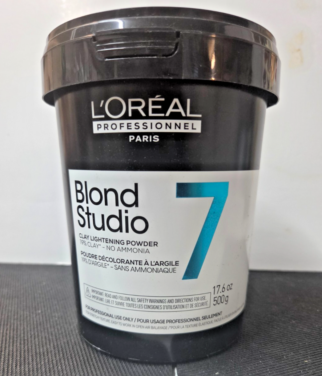 L'Oreal Pro Blond Studio 7 Lightening Clay Powder Clay No Ammonia 17.6oz