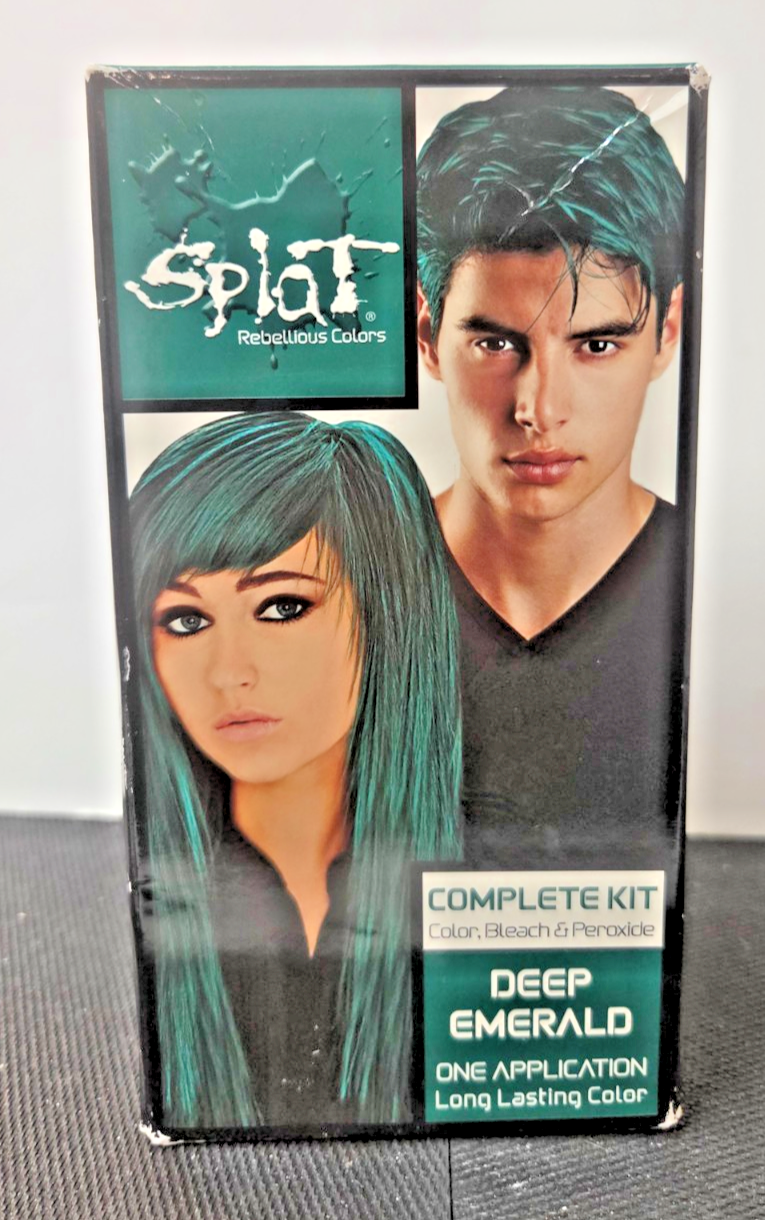SPLAT DEEP EMERALD BLEACH & COLOR KIT 10 oz.