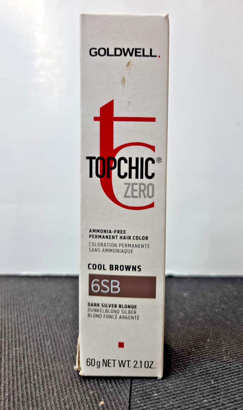 GOLDWELL TOPCHIC ZERO AMMONIA FREE PERMANENT COLOR 2.1 oz.