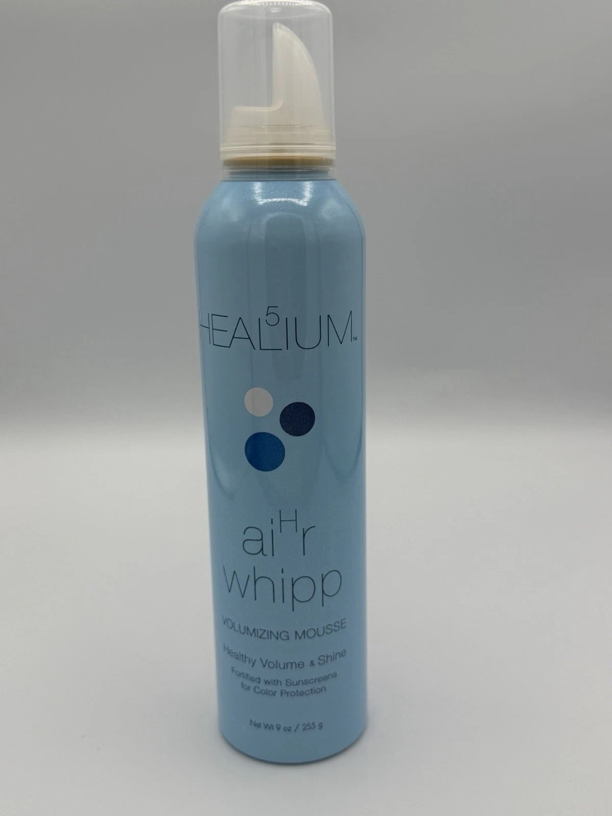 Healium 5 Air Whipp Volumizing Mousse Sunscreen Color Protection 9oz
