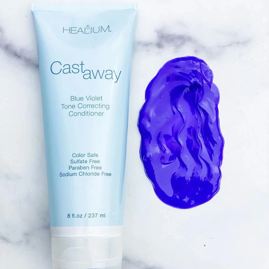 HEALIUM Castaway  Blue Violet Tone Correcting Conditioner 8oz - New