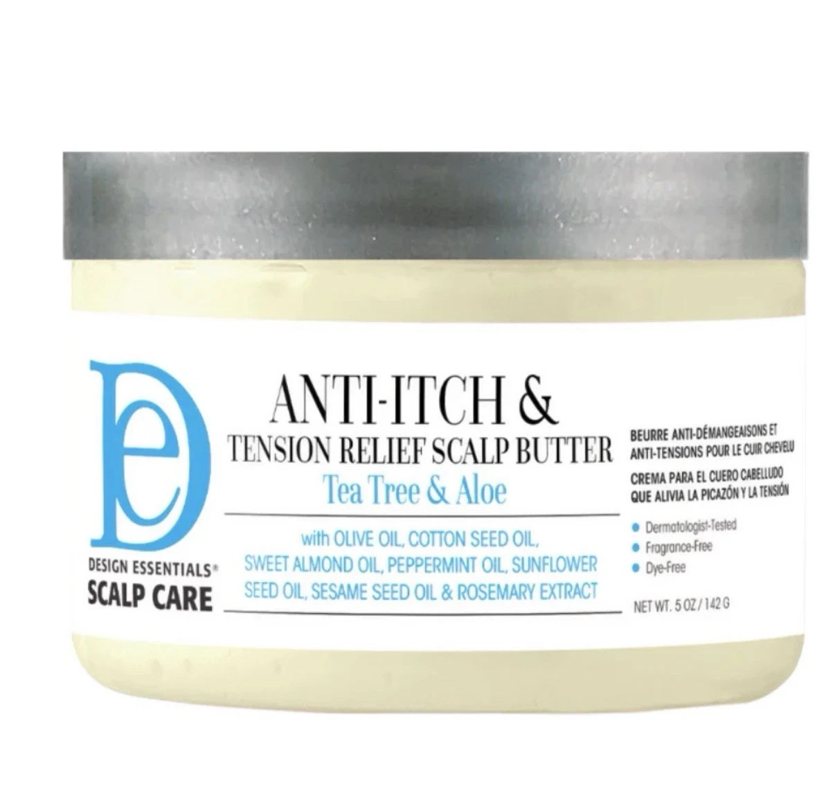DESIGN Anti-Itch & Tension Relief Scalp Butter (Tea Tree & Aloe) (5 oz)