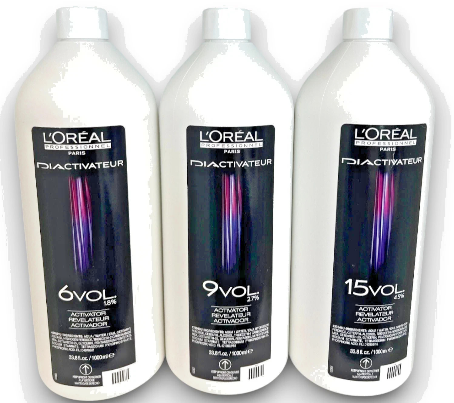 L'OREAL DIACTIVACTEUR, ACTIVATOR 6, 9, OR 15 VOLUME *CHOOSE VOLUME* 33.8 fl. oz.