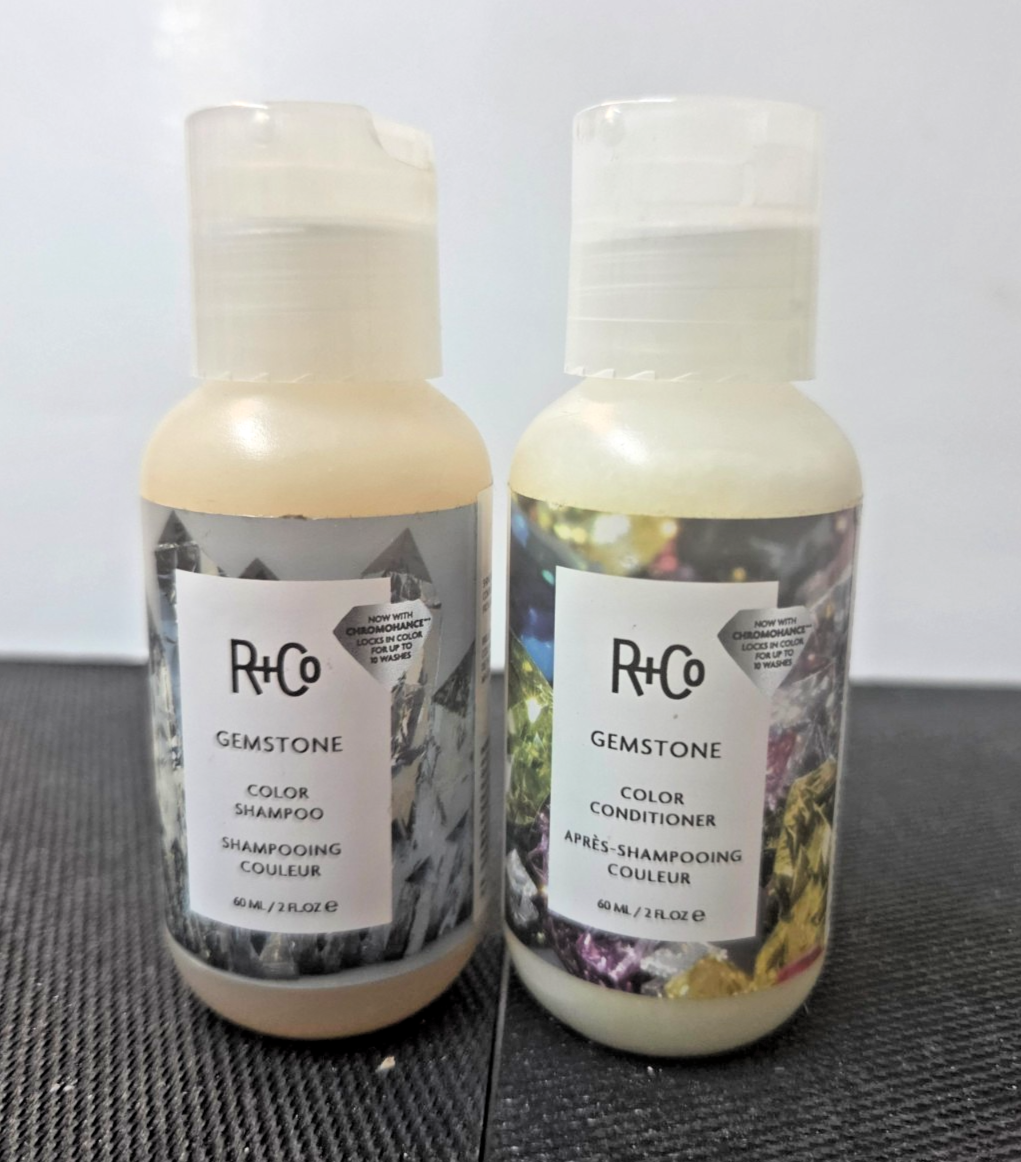R+Co GEMSTONE COLOR SHAMPOO & CONDITIONER 2 fl. oz. Each