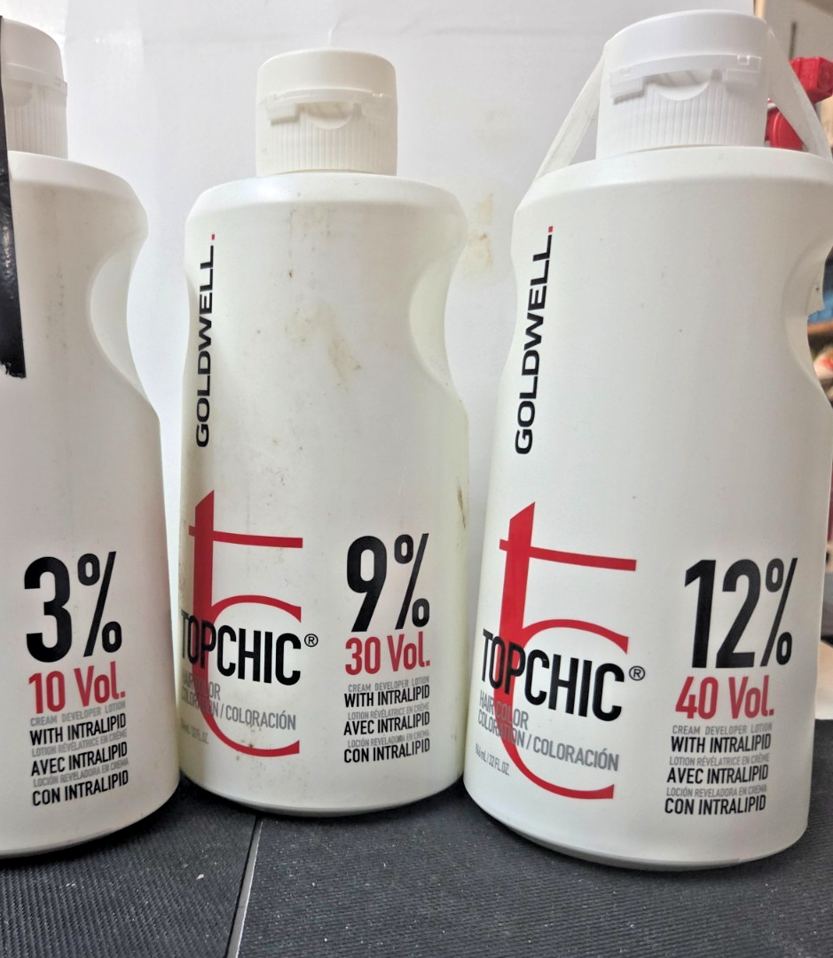 GOLDWELL TOPCHIC HAIR COLOR COLORATION DEVELOPER 32 fl. oz.