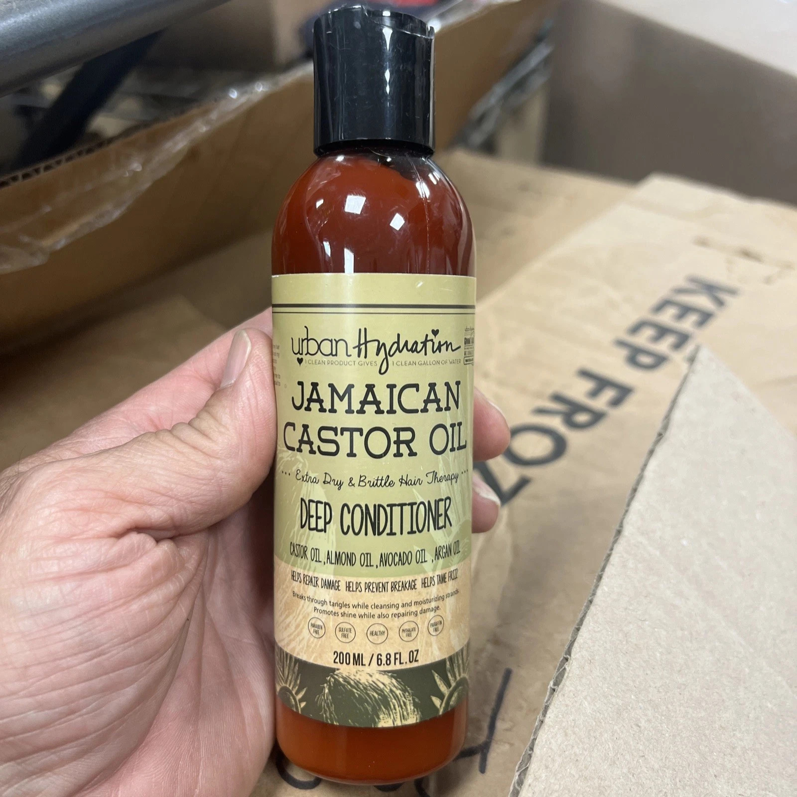Urban Hydration Deep Conditioner Oil, Jamaican Castor Oil, 6.8oz