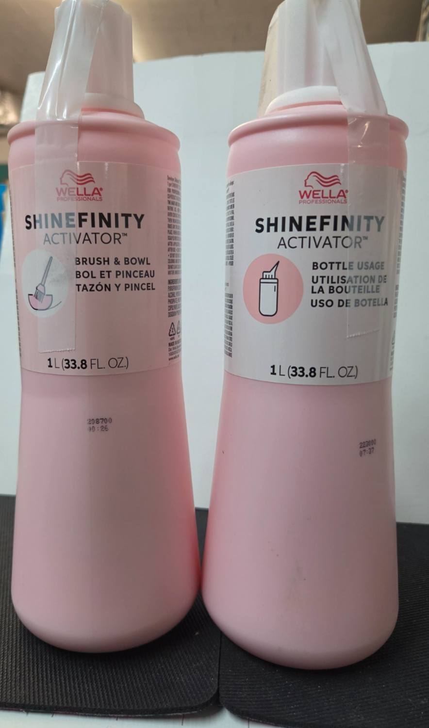 WELLA SHINEFINITY ACTIVATOR, BRUSH AND BOWL OR BOTTLE USAGE *CHOOSE*33.8 fl. oz.