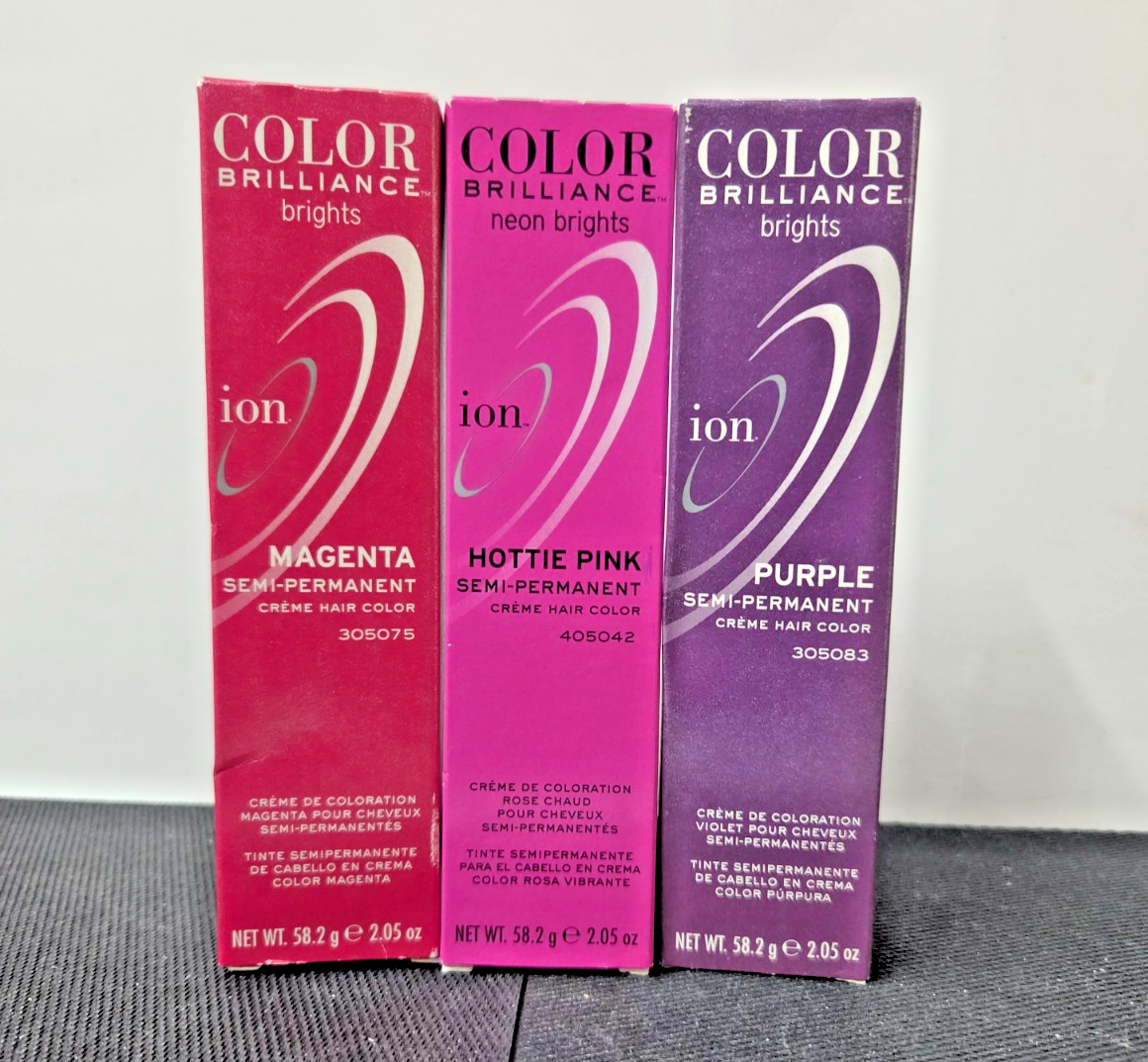 ION COLOR BRILLANCE BRIGHTS OR NEON BRIGHTS SEMI-PERMANENT COLOR 2.05 oz.