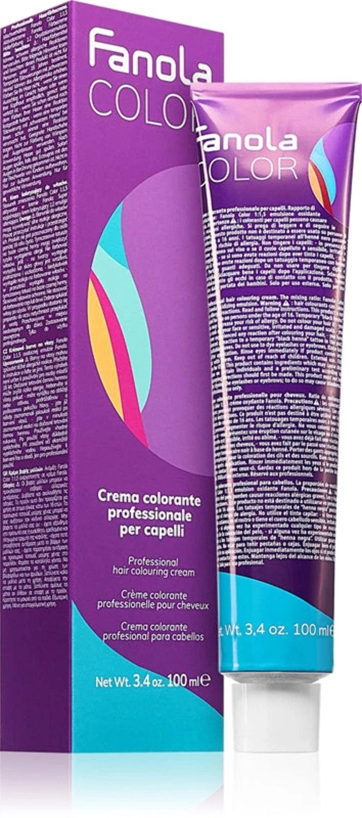 FANOLA COLOR PERMANENT HAIR COLORING CREAM 3.4 fl. oz.