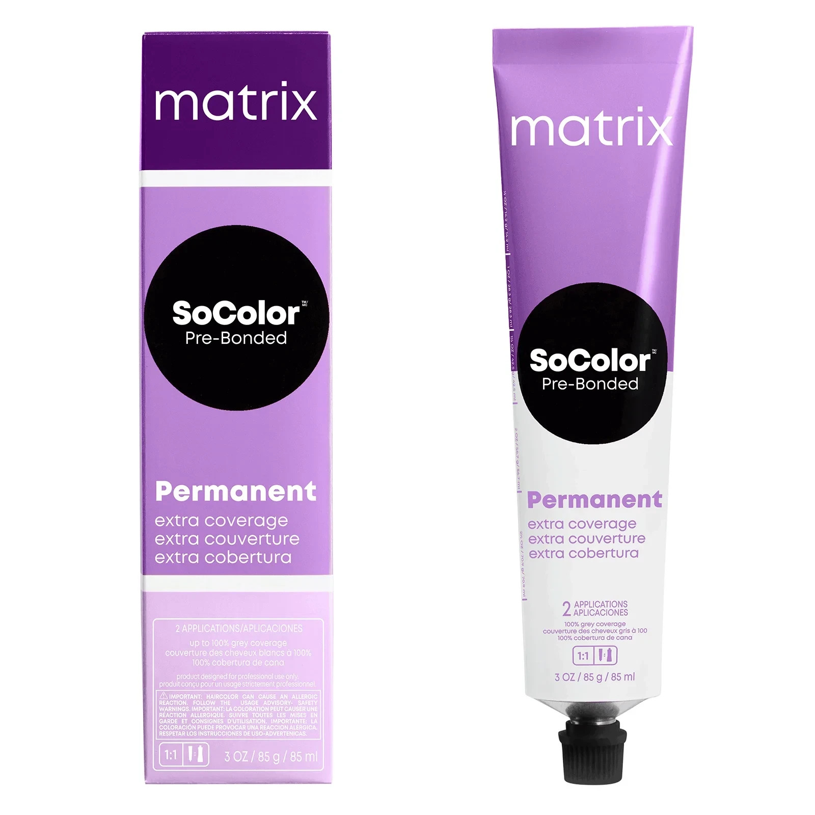 MATRIX SO-COLOR PRE-BONDED DREAM AGE PERMANENT EXT. COVERAGE COLOR 3 oz.