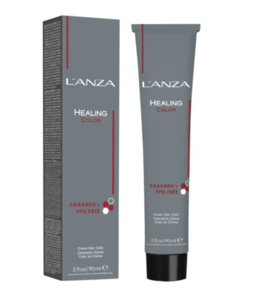 LANZA HEALING COLOR PARABEN + PPD FREE PERMANENT CREAM HAIR COLOR 3 fl.