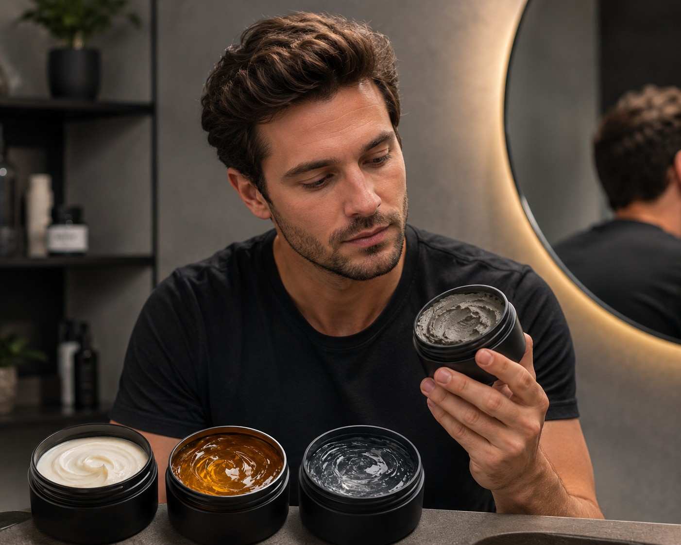 Pomade, Wax, Gel, or Clay
